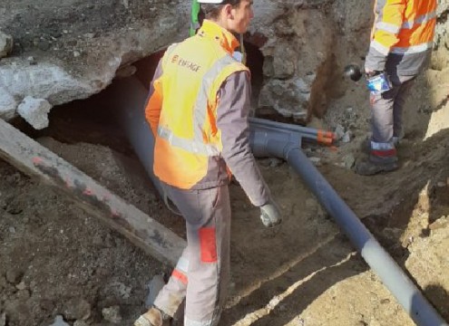 Réhabilitation du réseau d﻿ ‘assainissement des Eaux Usées