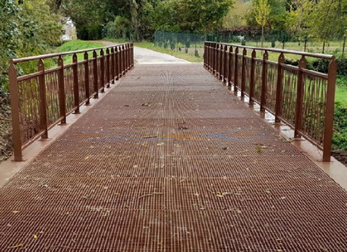 Remplacement de la passerelle existante